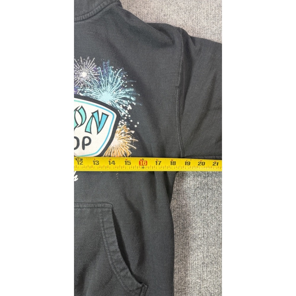 Ron Jon Surf Shop Hoodie Cocoa‎ Beach Black Fireworks Graphic Pullover Size M - Picture 4 of 9